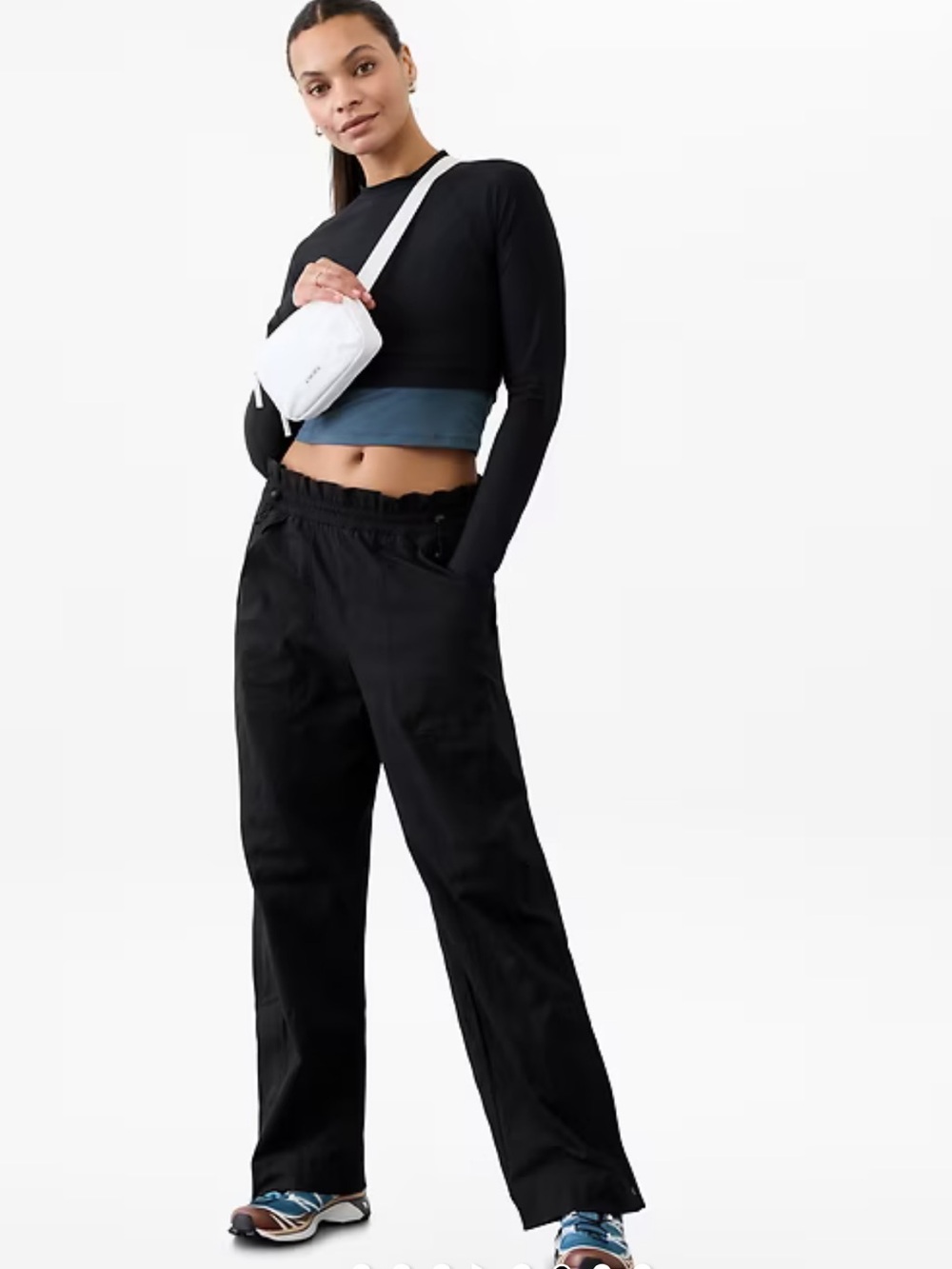 Athleta Trekkie High Rise Parachute Pant Size 12 - Picture 13 of 16